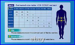 MIZUNO FINA Swim Suit Half Spats Men GX SONIC V MR Model N2MB0502 Reflex Blue