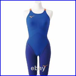 MIZUNO Fina Swim suit Women GX SONIC 4 MR Multi racer model N2MG920227 Blue