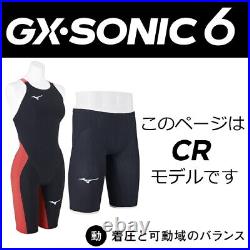 MIZUNO GX SONIC 6 CR FINA N2MBA502 Size S Black Swim Suit Men wear New