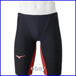 MIZUNO GX SONIC 6 NV FINA N2MBA501 Black Red Swim Suit Men wear SIZE S