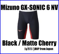 MIZUNO GX SONIC 6 NV N2MBA501 96 Black / Matte Cherry Swimsuits Men