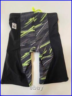 MIZUNO GX SONIC NEO AG Swimwear Men FINA N2MB2006 Black Neo Lime Swimsuit Size S