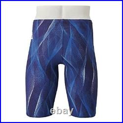 MIZUNO Mens Swimsuit GX-SONIC V N2MB0002 MR Half Spats Aurora Blue Size L New