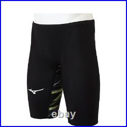 MIZUNO N2MB2006 Swimsuit Men GX SONIC NEO AG FINA Black Neo Lime FedEx