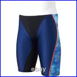 MIZUNO Swim Race Men's Half Spats N2MBA031 82 Navy x Light Blue Size 2XS