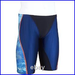 MIZUNO Swim Race Men's Half Spats N2MBA031 82 Navy x Light Blue Size 2XS