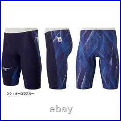 MIZUNO Swim Suit Men GX SONIC 5 V MR N2MB0002/20 Aurora Blue sizeXS