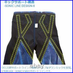 MIZUNO Swim Suit Men GX SONIC 5 V ST FINA Blue N2MB0001 Size Large L New
