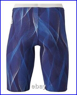 MIZUNO Swim Suit Men GX SONIC 5 V ST N2MB0001/20 FINA Aurora Blue NEw oki06 XS