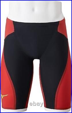MIZUNO Swimsuit Men GX SONIC 6 ET Model FINA N2MBA503 Black Red With Tracking