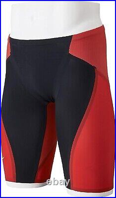 MIZUNO Swimsuit Men GX SONIC 6 ET Model FINA N2MBA503 Size XL Black Red New