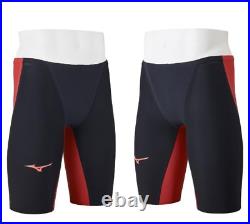MIZUNO Swimsuit Men GX SONIC 6 NV N2MBA501 96 Black Red All sizes NEW