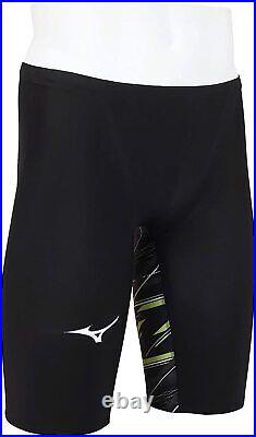 MIZUNO Swimsuit Men GX SONIC NEO AG FINA N2MB2006 Black Neo Lime Size M