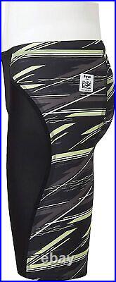 MIZUNO Swimsuit Men GX SONIC NEO SL FINA N2MB2005 Black Neo Lime Size XL New