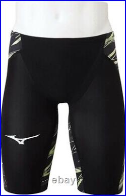 MIZUNO Swimsuit Men GX SONIC NEO SL FINA N2MB2005 Black Neo Lime With Tracking