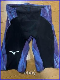 MIZUNO Swimsuit Men GX SONIC V 5 MR FINA N2MB0002 Blue Size M (US S) Used F/S