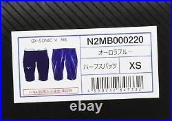 MIZUNO Swimsuit Men GX SONIC V 5 MR FINA N2MB0002 Blue Size XS F/S withTracking#