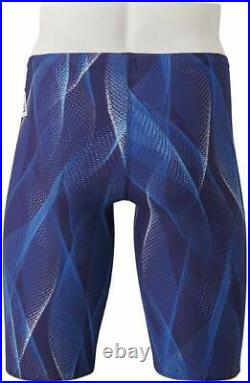 MIZUNO Swimsuit Men GX SONIC V 5 ST FINA N2MB0001 Blue Size L EMS with Tracking