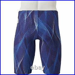 MIZUNO Swimsuit Men GX SONIC V 5 ST FINA N2MB0001 Blue Size L NEW