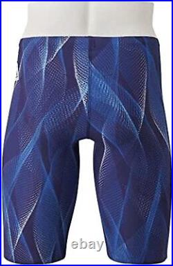 MIZUNO Swimsuit Men GX SONIC V ST FINA N2MB0001 Blue Size L F/S withTracking# NEW
