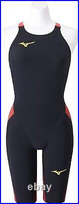 MIZUNO Swimsuit Women GX SONIC 6 ET FINA N2MGA703 Size S Black Red F/S New