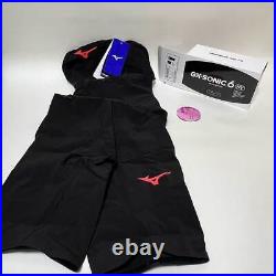 MIZUNO Swimsuit Women GX SONIC 6 NV World Aquatics Approved Black Red N2MGA701