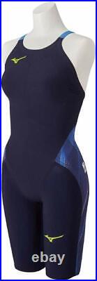MIZUNO Swimsuit Women GX SONIC V 5 ST FINA N2MG0201 Blue Size XS EMS with Tracking