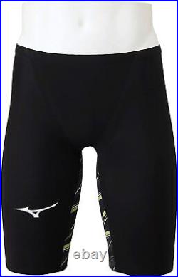 MIZUNO Swimwear Men GX SONIC NEO AG FINA N2MB2006 Black Neo Lime New Swimsuit