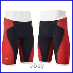 MIZUNO Swimwear Swimsuit Men GX SONIC 6 ET Black Red 2023 Model N2MBA503 New