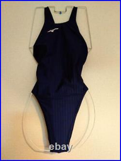 Mizuno Competitive Swimsuit Black L Size Women Japan Excellent Condition