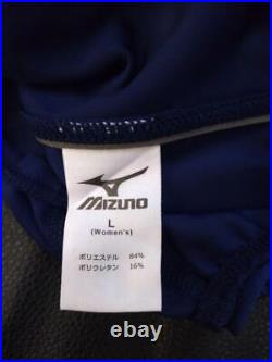 Mizuno Competitive Swimsuit Black L Size Women Japan Excellent Condition