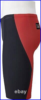 Mizuno Mens Swimsuit GX SONIC 6 NV Half Spats 96 Black/Red 2023 Size XS