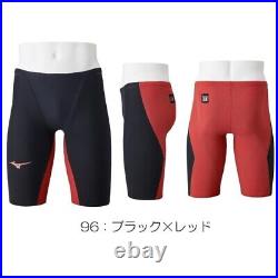 Mizuno Mens Swimsuit GX SONIC 6 NV Half Spats? N2MBA501 96 Black/Red 2023 oki06
