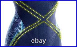 Mizuno N2MG0202 Wome's Swimsuit GX SONIC V MR Half Suit Aurora Blue Size S Nylon