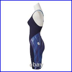 Mizuno N2MG0202 Wome's Swimsuit GX SONIC V MR Half Suit Aurora Blue Size XS NEW