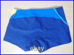 Mizuno Practice Swimsuit Exercise Suit Up Navy Blue Yellow Xl Size