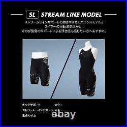 Mizuno Racing Swimsuit Challenge Mens Size 140 GX SONIC NEO SL Half Spats Japan