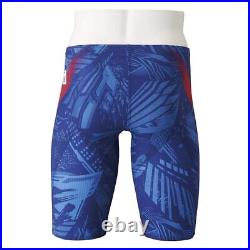 Mizuno Racing Swimsuit Mens Size XS GX SONIC V MR Half Spats N2MB0502 Blue