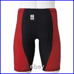 SALE MIZUNO Swimsuit Men MX SONIC G3 FINA Approved N2MB8511 Size XS Black Red